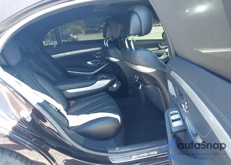 2015 Mercedes-Benz S 63 Amg 4Matic из США, поврежденный, VIN WDDUG7JB7FA094358